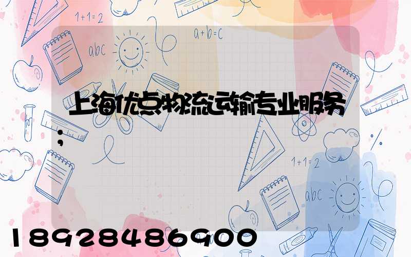 上海优点物流运输专业服务