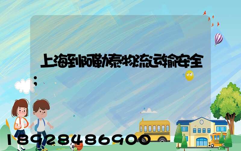 上海到阿勒泰物流运输安全