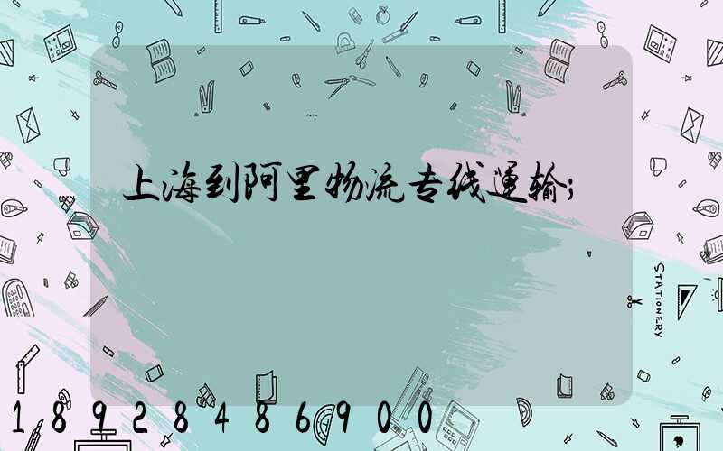 上海到阿里物流专线运输