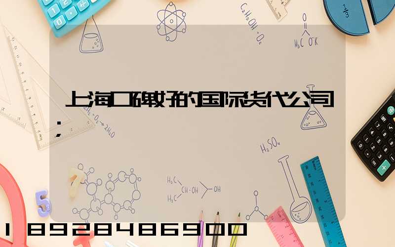 上海口碑好的国际货代公司