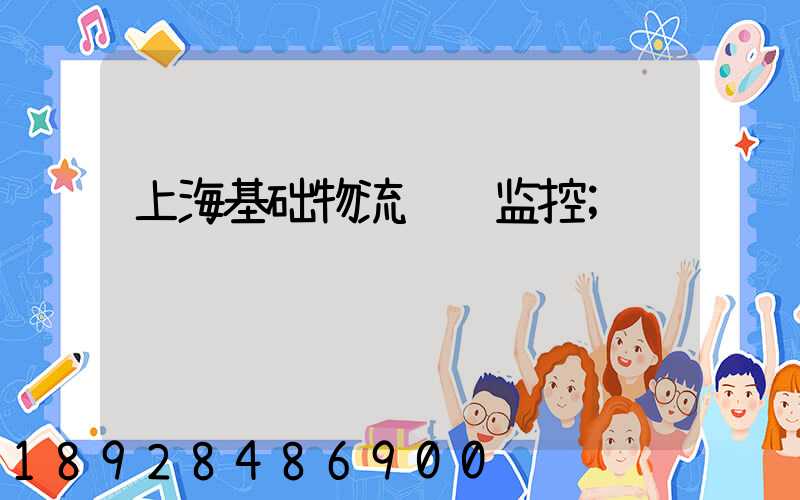 上海基础物流运输监控