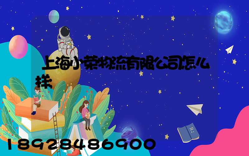 上海小荣物流有限公司怎么样
