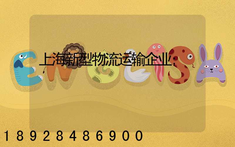 上海新型物流运输企业