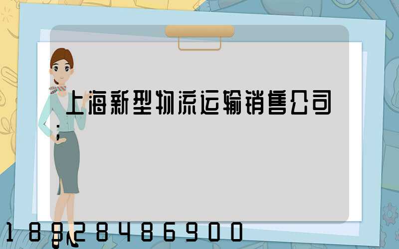 上海新型物流运输销售公司