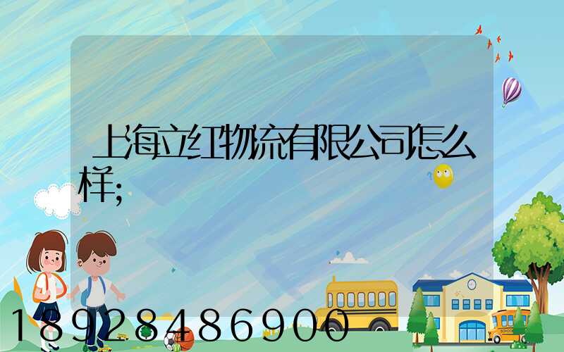 上海立红物流有限公司怎么样