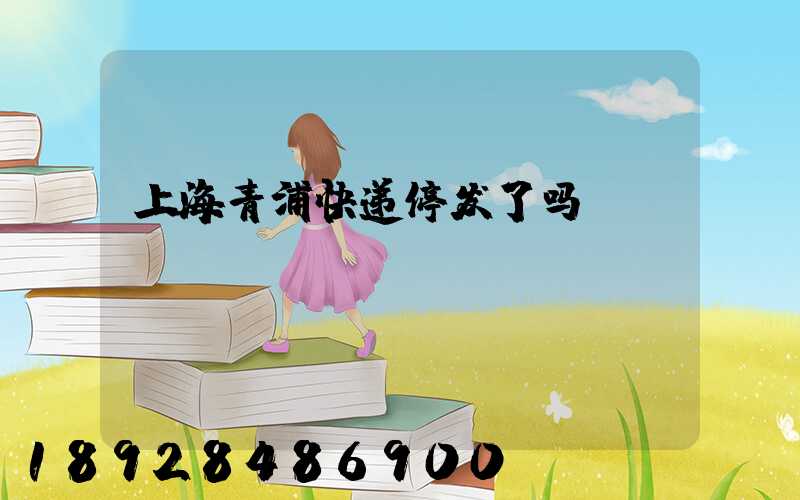 上海青浦快递停发了吗