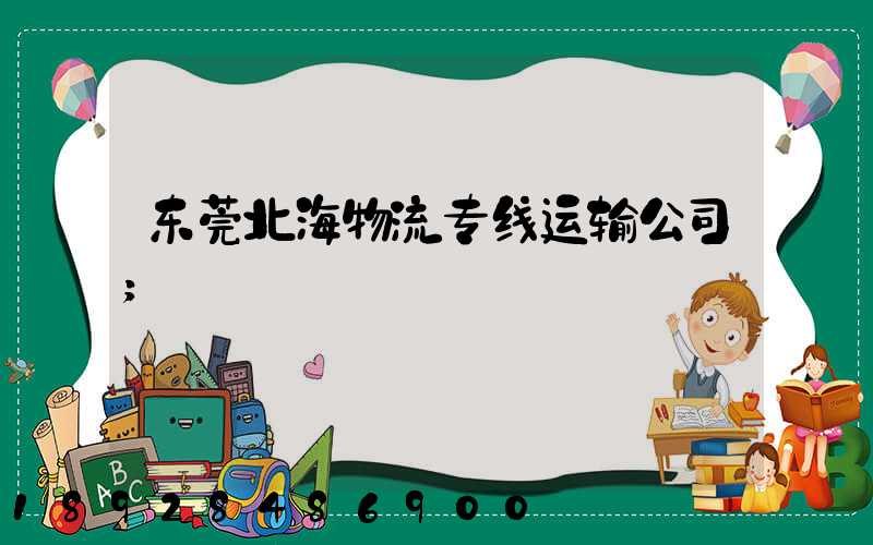东莞北海物流专线运输公司