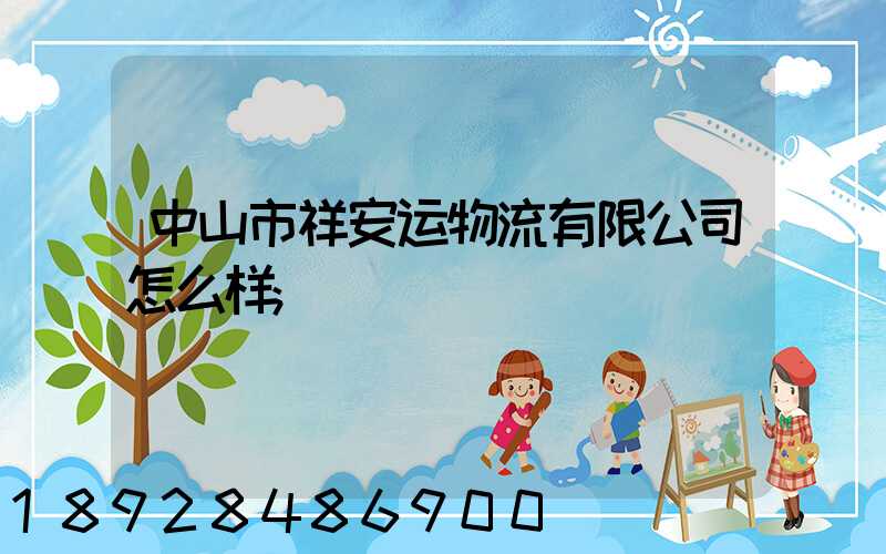 中山市祥安运物流有限公司怎么样