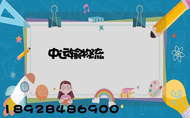 中运输物流