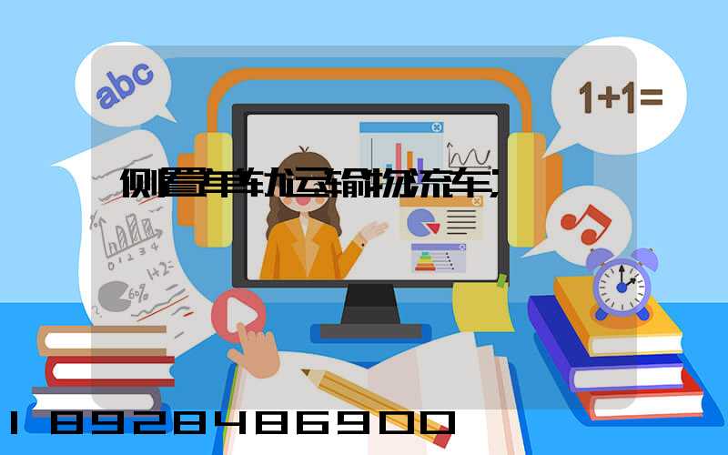 侧置单轨运输物流车