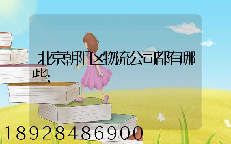 北京朝阳区物流公司都有哪些