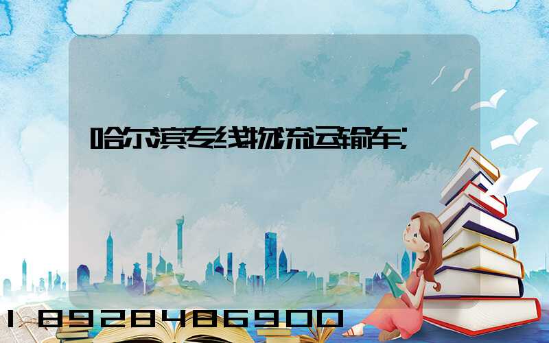 哈尔滨专线物流运输车