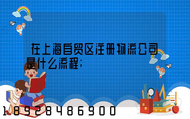 在上海自贸区注册物流公司是什么流程