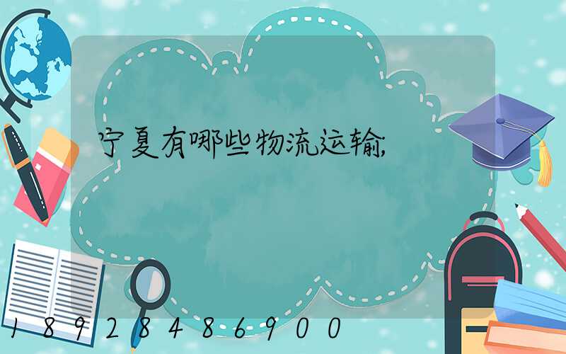 宁夏有哪些物流运输