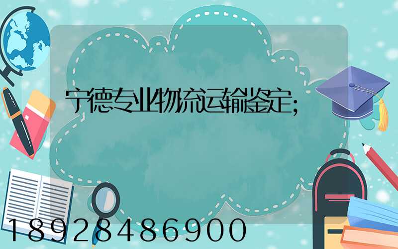 宁德专业物流运输鉴定