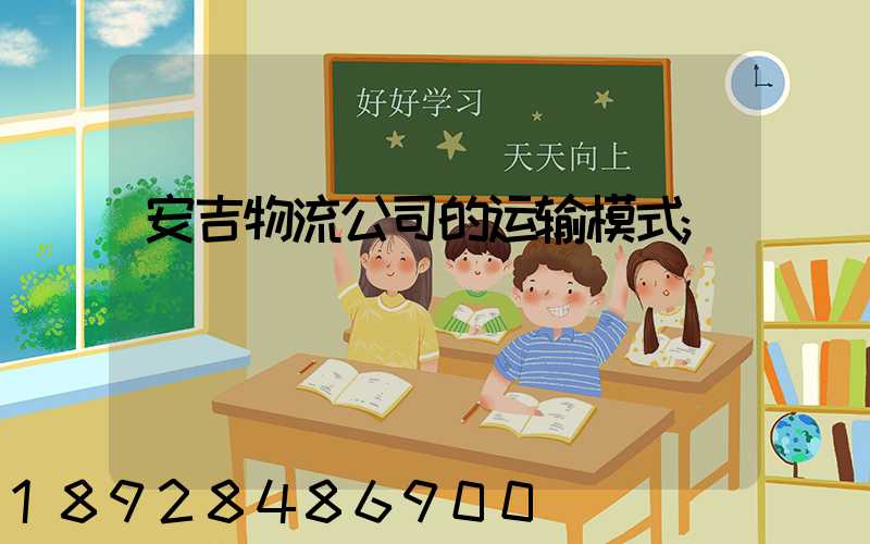 安吉物流公司的运输模式