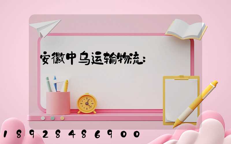 安徽中乌运输物流