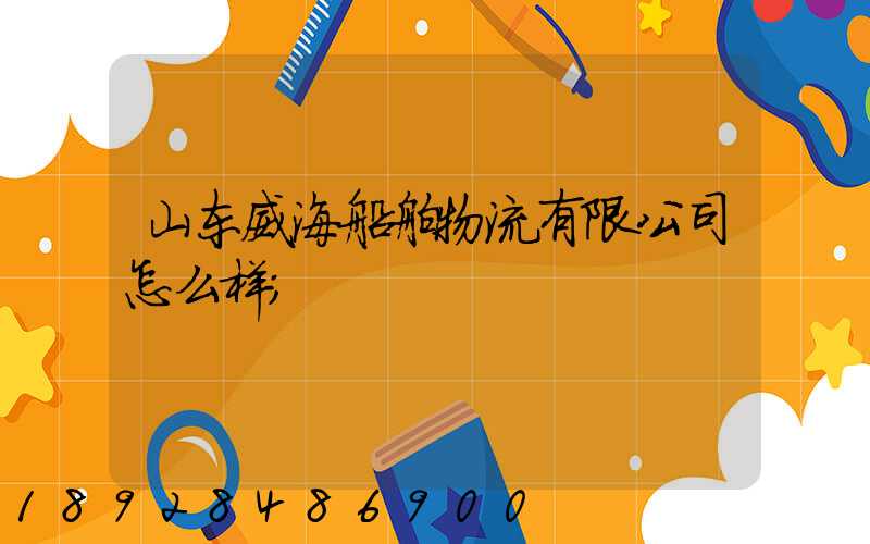 山东威海船舶物流有限公司怎么样
