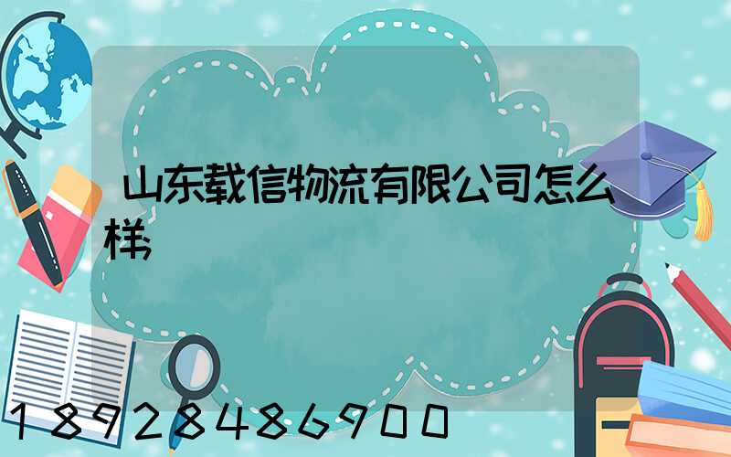 山东载信物流有限公司怎么样