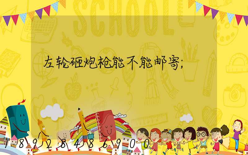 左轮砸炮枪能不能邮寄
