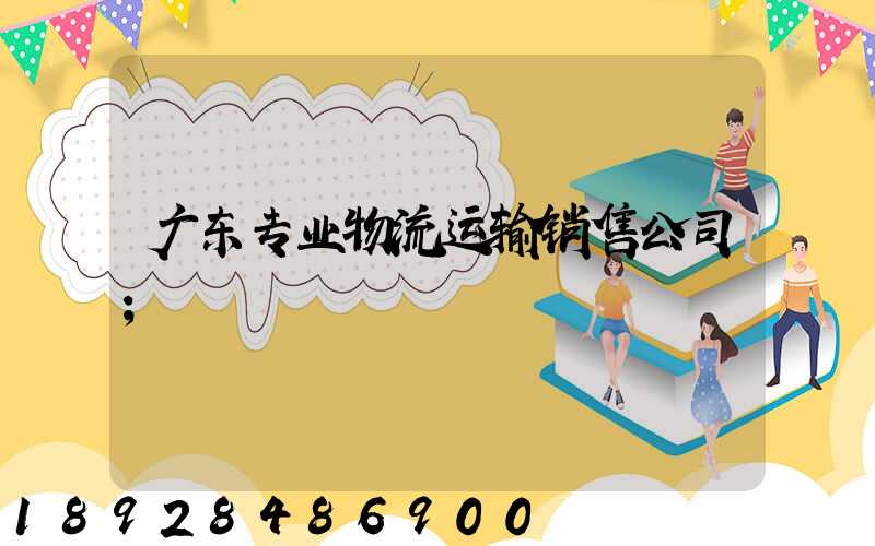 广东专业物流运输销售公司