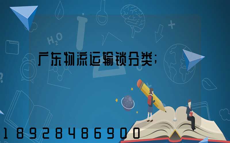 广东物流运输锁分类