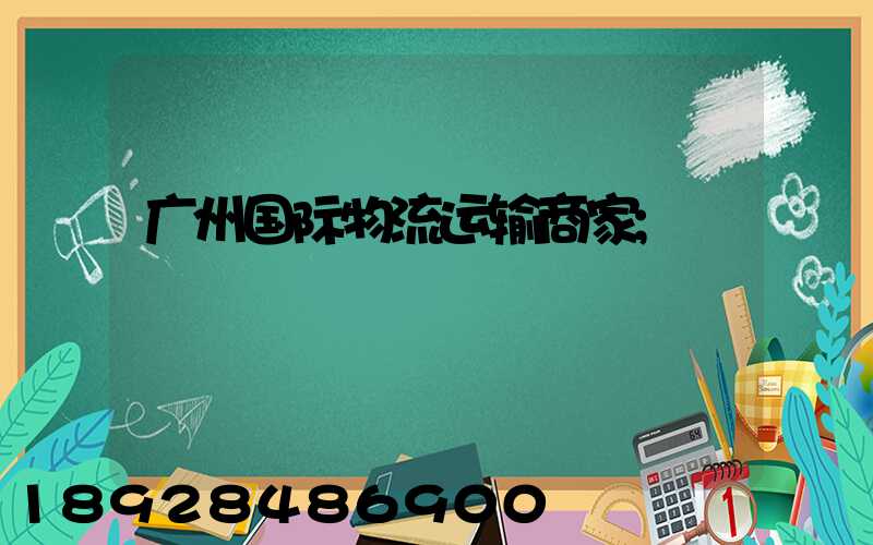 广州国际物流运输商家