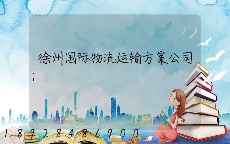 徐州国际物流运输方案公司