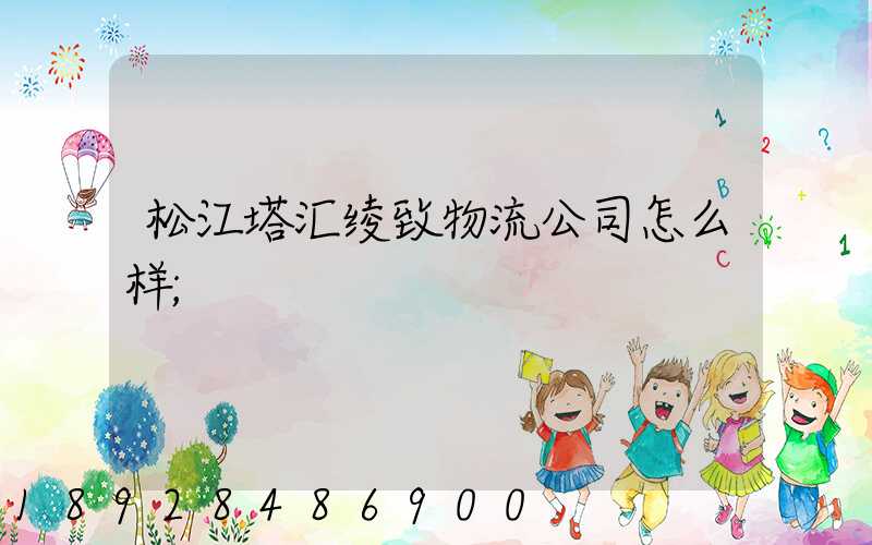 松江塔汇绫致物流公司怎么样