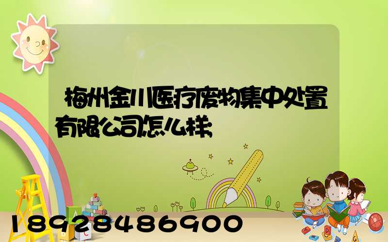 梅州金川医疗废物集中处置有限公司怎么样