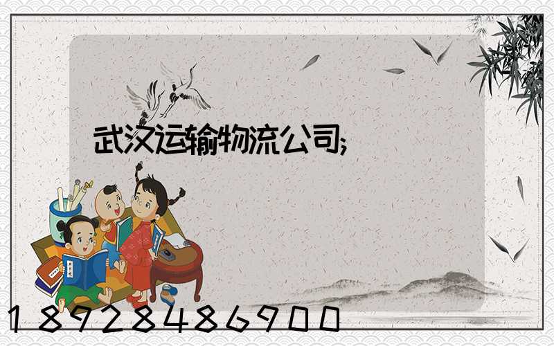 武汉运输物流公司