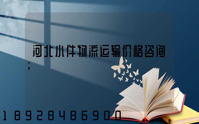 河北小件物流运输价格咨询