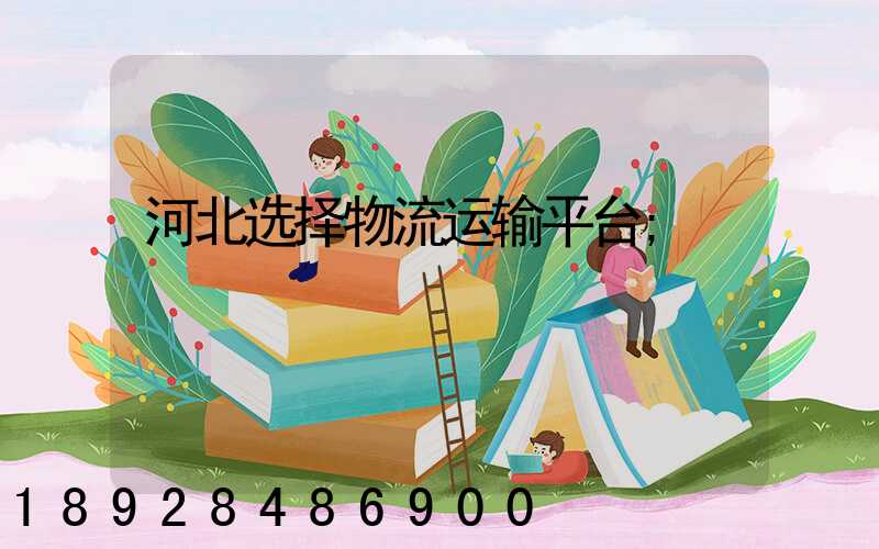 河北选择物流运输平台
