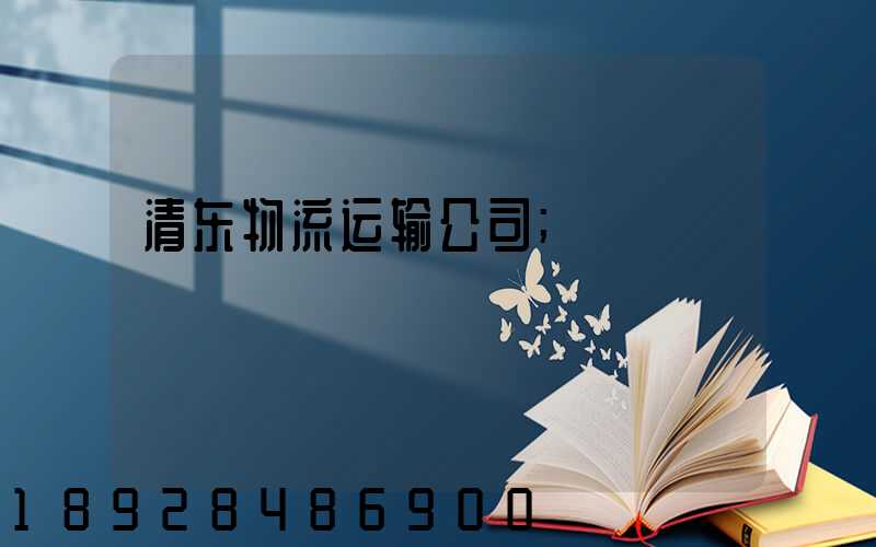 清东物流运输公司