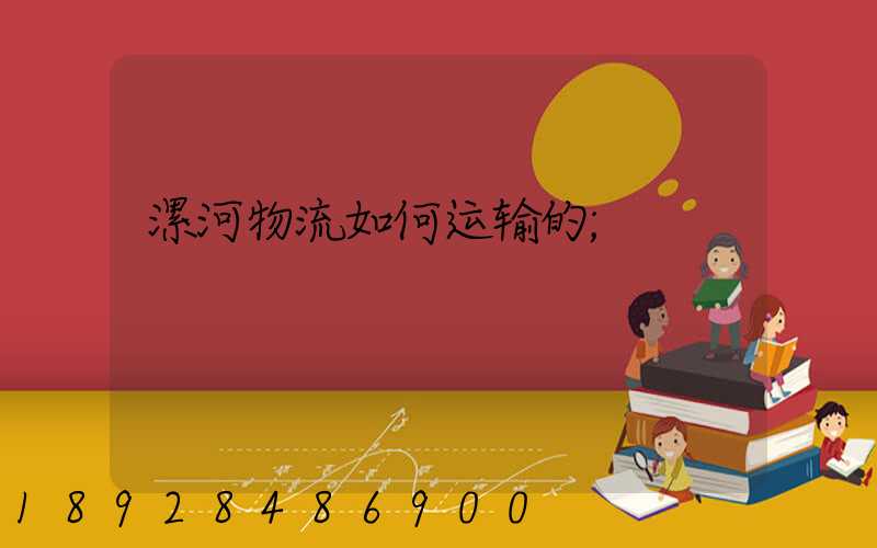漯河物流如何运输的