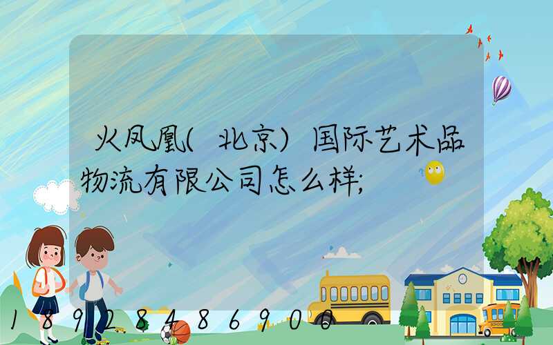 火凤凰(北京)国际艺术品物流有限公司怎么样