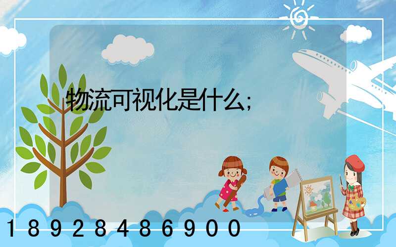 物流可视化是什么