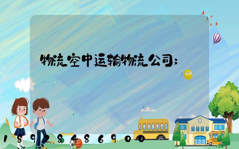 物流空中运输物流公司
