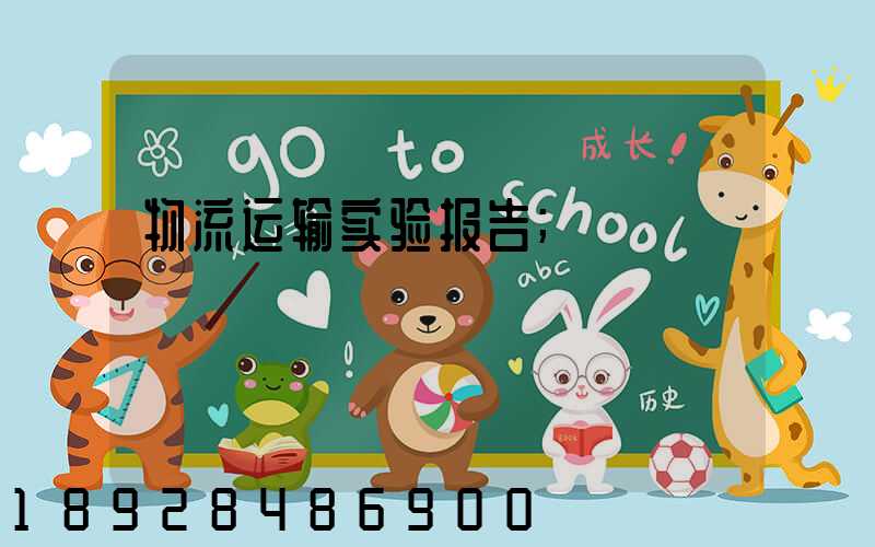 物流运输实验报告