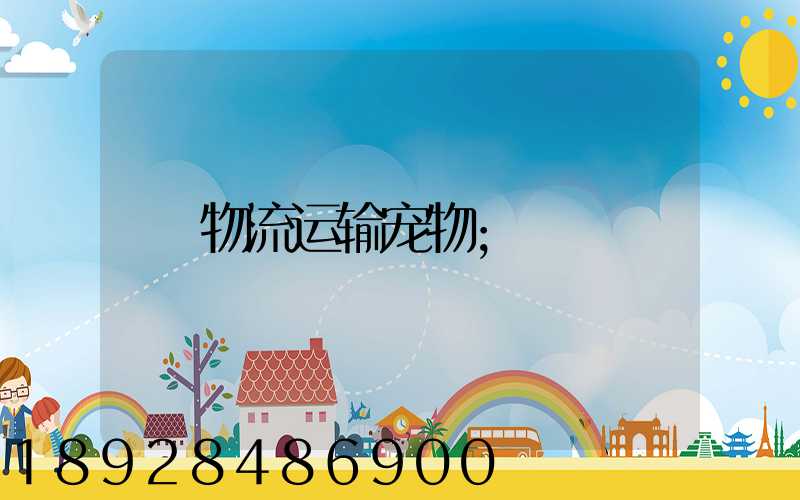 物流运输宠物