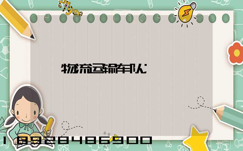 物流运输车队
