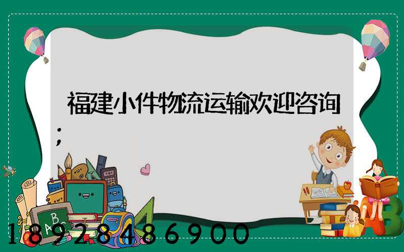 福建小件物流运输欢迎咨询