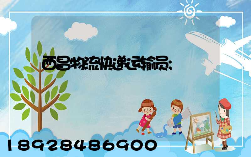 西昌物流快递运输员