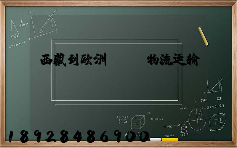 西藏到欧洲fba物流运输