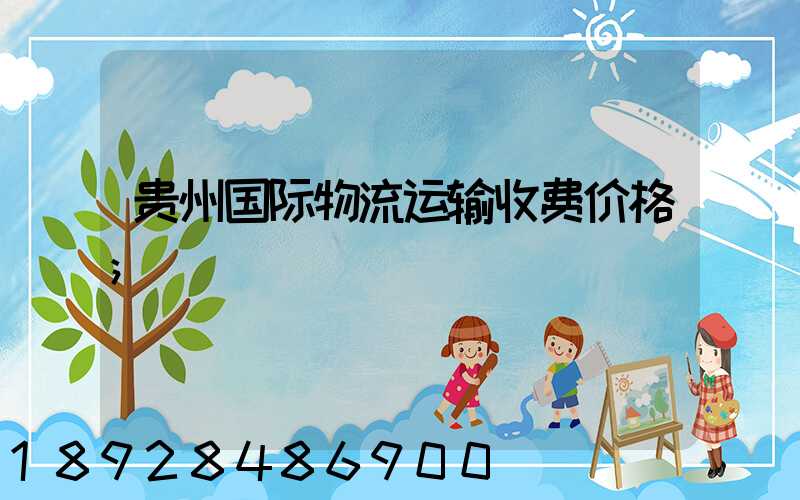 贵州国际物流运输收费价格