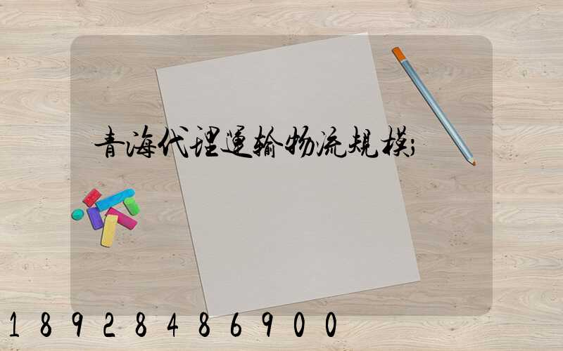 青海代理运输物流规模