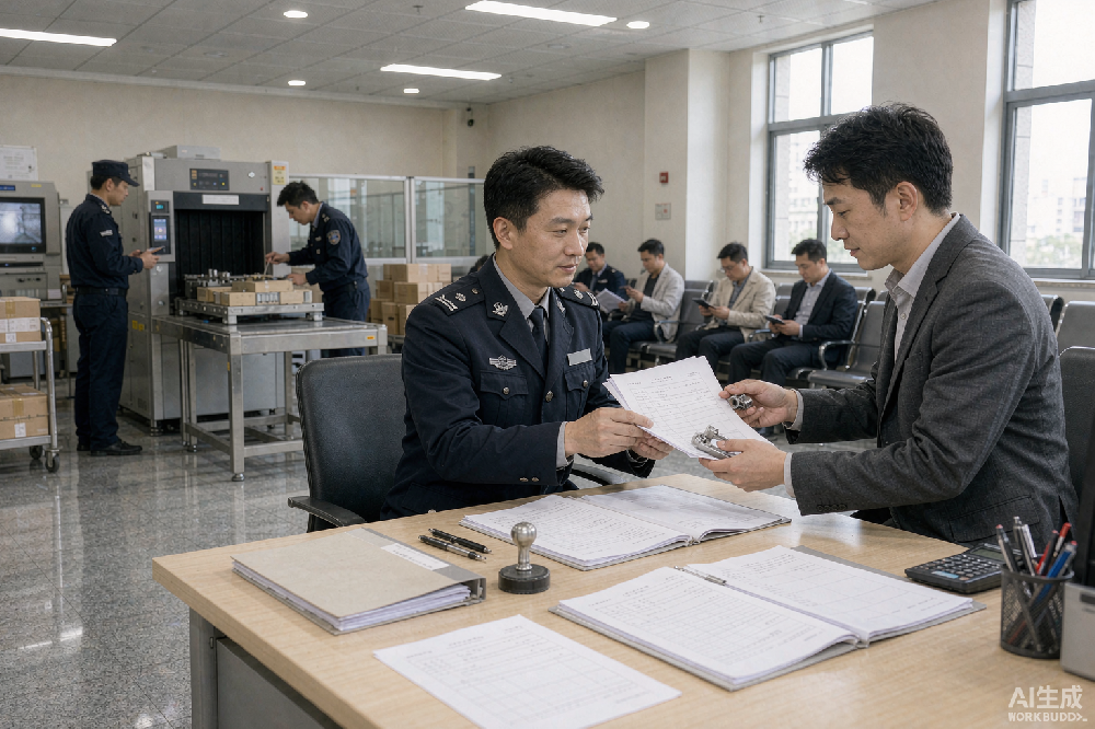 出口法检报关单证核对与货物查验作业 出口法检